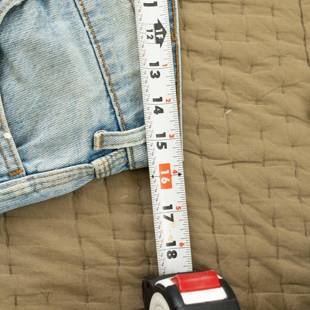Custom handmade sashiko levis patchwork jeans size 31 x 30 - Picture 5 of 7